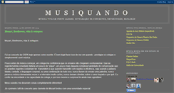 Desktop Screenshot of musiquando.blogspot.com