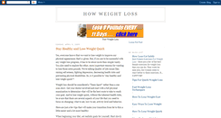 Desktop Screenshot of how-weight-loss.blogspot.com
