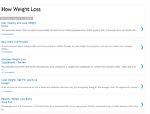 Tablet Screenshot of how-weight-loss.blogspot.com