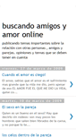 Mobile Screenshot of buscandoamoronline.blogspot.com