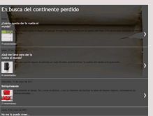 Tablet Screenshot of enbuscadelcontinenteperdido.blogspot.com