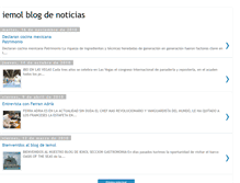 Tablet Screenshot of iemolnoticias.blogspot.com