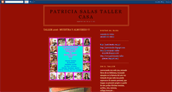 Desktop Screenshot of patriciasalas-taller-casa.blogspot.com