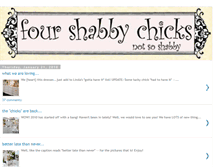 Tablet Screenshot of fourshabbychicks.blogspot.com