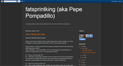 Desktop Screenshot of fatsprintking.blogspot.com