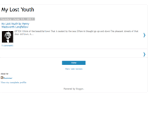 Tablet Screenshot of mylostyouth.blogspot.com