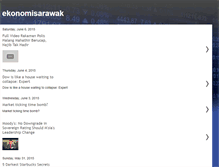 Tablet Screenshot of ekonomisarawak.blogspot.com
