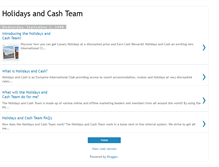 Tablet Screenshot of holidaysandcashteam.blogspot.com