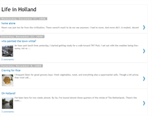 Tablet Screenshot of hollandliving.blogspot.com