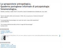 Tablet Screenshot of lasproporzioneantropologica.blogspot.com