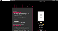Desktop Screenshot of chella-secretjuices.blogspot.com