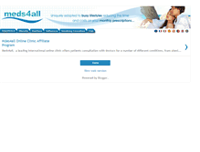 Tablet Screenshot of affiliates-meds4all.blogspot.com