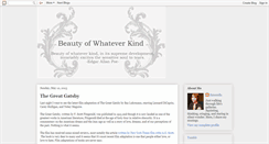 Desktop Screenshot of beautyofwhateverkind.blogspot.com