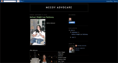 Desktop Screenshot of mccoyadvocare.blogspot.com