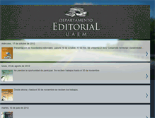 Tablet Screenshot of dptoeditorialuaemex.blogspot.com