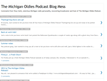 Tablet Screenshot of michiganoldiespodcast.blogspot.com