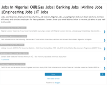 Tablet Screenshot of jobsearchnigeria.blogspot.com