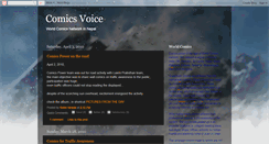 Desktop Screenshot of comicsvoice.blogspot.com