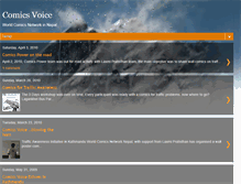 Tablet Screenshot of comicsvoice.blogspot.com