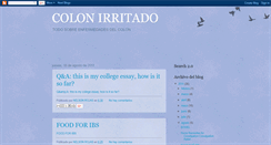Desktop Screenshot of colonirritado.blogspot.com