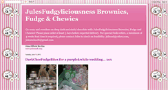 Desktop Screenshot of julesfudgyliciousness.blogspot.com