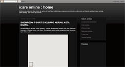 Desktop Screenshot of icareonline.blogspot.com