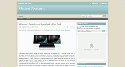 Desktop Screenshot of gadgetspectrum.blogspot.com