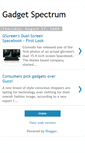Mobile Screenshot of gadgetspectrum.blogspot.com