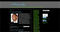 Desktop Screenshot of biographynews1.blogspot.com