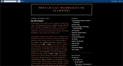 Desktop Screenshot of gaymarriagesallowed.blogspot.com