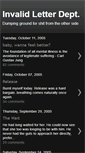 Mobile Screenshot of invalidletterdept.blogspot.com