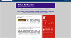 Desktop Screenshot of forumdasregioes.blogspot.com