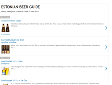 Tablet Screenshot of estonianbeerguide.blogspot.com
