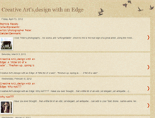 Tablet Screenshot of creativeartsdesignwithanedge.blogspot.com