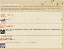 Tablet Screenshot of desandarcaminos.blogspot.com