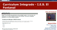 Desktop Screenshot of integrandoelcurriculum.blogspot.com