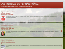 Tablet Screenshot of eldiariodefernannunez.blogspot.com