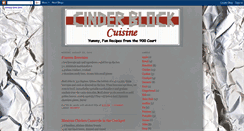 Desktop Screenshot of cinderblockcuisine.blogspot.com
