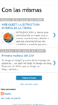 Mobile Screenshot of conlasmismas.blogspot.com