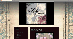 Desktop Screenshot of laladydesigns.blogspot.com