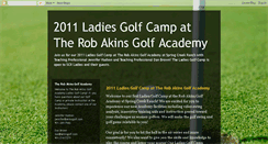 Desktop Screenshot of akinsgolfacademy.blogspot.com