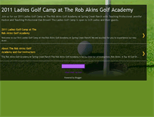 Tablet Screenshot of akinsgolfacademy.blogspot.com