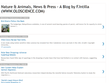 Tablet Screenshot of natureandanimalsnews.blogspot.com