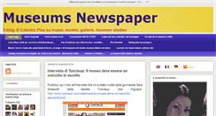 Desktop Screenshot of museumsnewspaper.blogspot.com