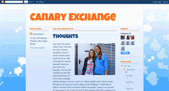 Desktop Screenshot of canaryexchange.blogspot.com