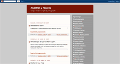 Desktop Screenshot of muestrasyregalos.blogspot.com