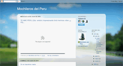 Desktop Screenshot of mochilerosdelperu.blogspot.com