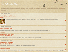 Tablet Screenshot of fivemath.blogspot.com