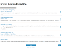 Tablet Screenshot of bright-bold-and-beautiful.blogspot.com