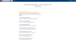 Desktop Screenshot of engineeringcollegeskerala.blogspot.com